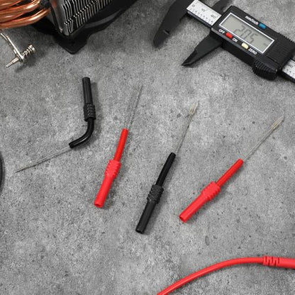 4 Pcs Back Probe Kit Flexible Back Probe Automotive Diagnostic Test Repair Tools for Car Tester Electrical and Automotive Testing Tools Multimeter Testing