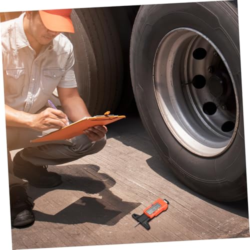 Digital Tire Tread Depth Gauge Tire Tread Depth Ruler High Accuracy Measurement Tool for Vehicles
