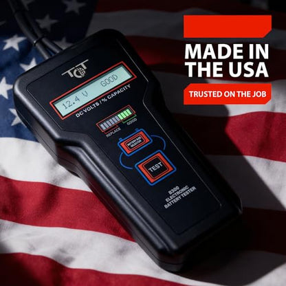 Professional 12V Electronic Battery Tester – Digital Conductance Analyzer for Car Automotive Starter & Alternator Systems, Battery Health & Capacity Checker – B300 by Tech Professional Service Tools - style: B300