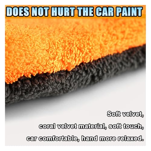 2PCS Coral Fleece Car Wash Mitts, No Scratch Microfiber Wash Mitt Car Cleaning Glove, Reusable Dusting Mitt with Elastic Wrist Cuff for Car Washing and Detailing (Palm Glove) - style: Palm Glove