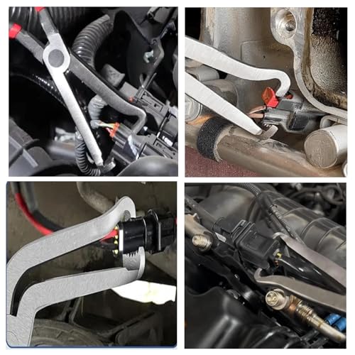 3PCS Electrical Disconnect Pliers, Electrical Disconnect Pliers for Cars,Electrical Connector Separator, 37960, 37980,Automotive Fuel Line Disconnect Tools, Push Tab Plugs Style - style: Straight+60 Degree Pliers+Separator
