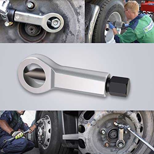 Nut Splitter Cracker, Metal Rusty Nut Separator, Heavy Duty Nut Breaker Tool, Manual Pressure Nut Remover Extractor Tool for Removing Broken and Damaged Nuts(#1)