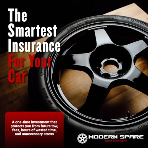 Modern Spare Complete Compact Spare Tire Kit With Carrying Case - Fits 2025-2026 Subaru Forester Hybrid Models