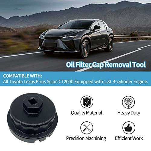 The 3+1 Notched Cap Oil Filter wrench tool IS suitable for some Toyota and Lexus models, such as Toyota GS300 IS part series, Lexus RX350, LS, GS part series