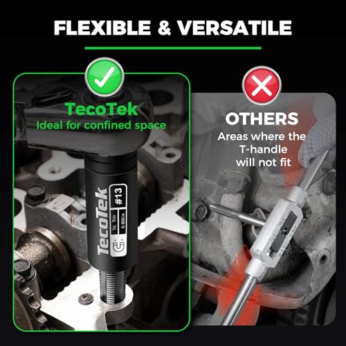TecoTek 6PCS Magnetic Large Tap Socket Set, 1/2" Drive Square Drive Tap Handle Tool, Tap Sockets Fit 5/8", 11/16", 3/4", 7/8" and 1" Taps Manufactured to M.C.T.I. Standards - size: Large Magnetic Tap Socket