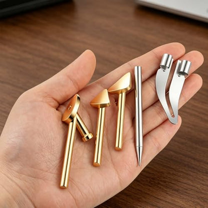 5 Pack Copper Plastic Welding Tips Triangle Smoothing Tip Replacement Plastic Welder Soldering Accessories Soldering Rod Heating Smoothing Repair Tool for Plastics Welding Car Bumper Kayak Repair
