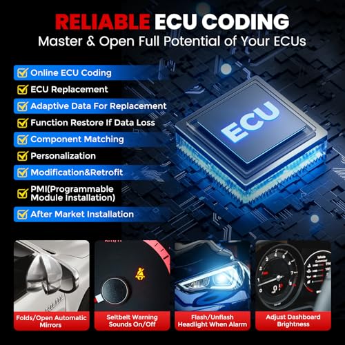 Launch X431 CRP919E 2026 Scan Tool,OBD2 Scanner with ECU Coding, 35+ Resets | Bidirectional, CRP919EBT, Code Reader, Full System, Active Test, CANFD DOIP, FCA Autoauth, TPMS &BST360, 2-Year Free Update