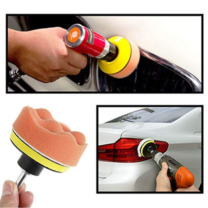 CANOPUS Buffing Pads, Polishing Pad Kit, Buffer for Car Detailing, Polishing Wheel for Drill, Car Polishers and Buffers Kit for Sanding, Polishing, Waxing & Sealing Glaze, 3 inch, 22 Pieces - size: 22 Pieces