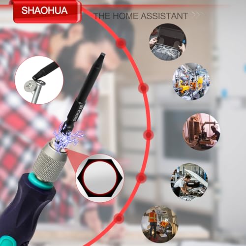10PCS Square Drive Bits Set, 2.3" Long With 1/4 Inch Magnetic Bit Driver, S2 Steel Allen Wrench Drill Bits, Hex Head Drill Bit Set SQ#0, 1, 2, 3, and #4 - style: D. Square Screwdriver Bits