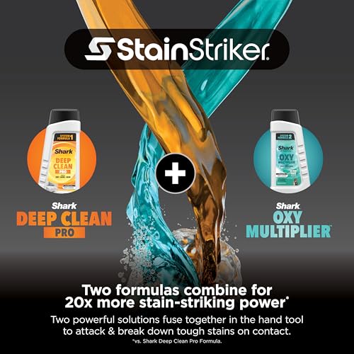 Shark StainStriker | Portable Carpet, Upholstery & Area Rug Cleaner | 3 Tools | Powerful Stain & Odor Remover | Deep Clean & OXY Solutions | White | PX201 - style: StainStriker + 3 Tools