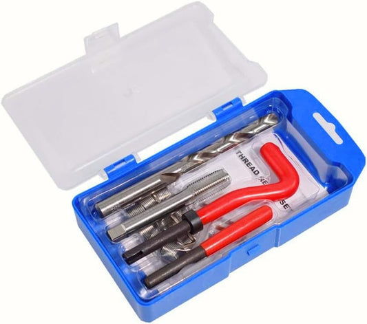M14 X 1.5 Thread Repair Kit, Metric Helicoil Kit with HSS Drill Bit, 10PC Wire Thread Inserts - size: M14 x 1.5mm