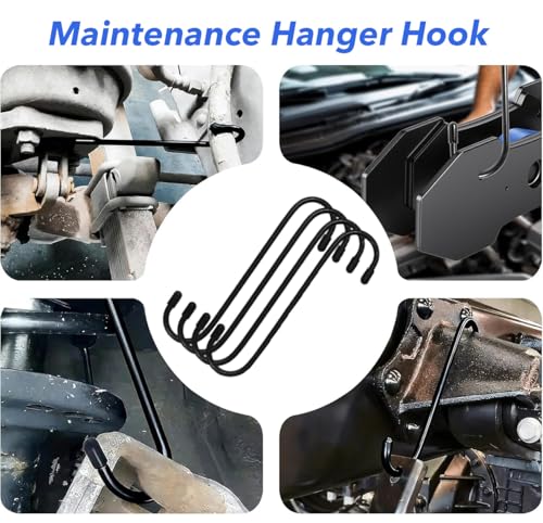 Brake Caliper Press Tool, 360 Degree Ratchet Caliper Piston Spreader | with 2 Extra Steel Plates, Heavy-Duty Brake Caliper Compression Tool with Caliper Hangers for Car, SUV, Truck (Blue)