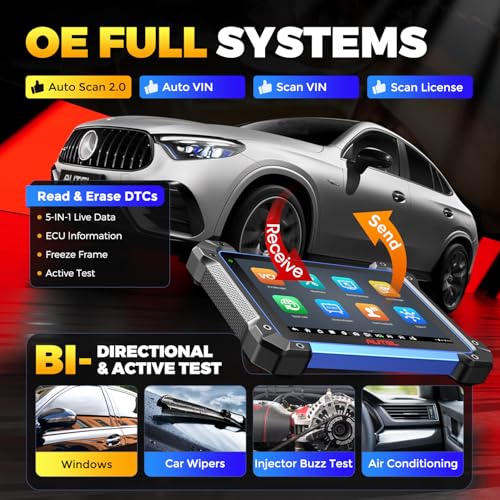 Autel Scanner MaxiIM IM608 PRO II, 2026 IM608 PRO 2 Diagnostic Scan Tool with $1314 Full KIT, 40 Services, ECU as Elite II Pro, 3K+ Bidirectional Tool, OE Full System, DOIP CANFD, OS10, 4G&128G, 16MP