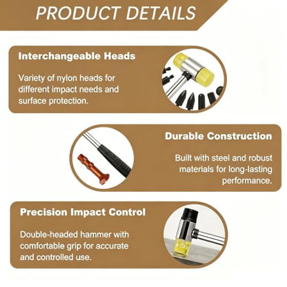 Paintless Dent Repair Kit Professional Auto Body Puller Tool - 11 Pack | Features PDR hammer, tap-down pen, and 9 shaped heads for car body and appliance metal panel DIY repair - size: Dent Puller Kit-11 Pack