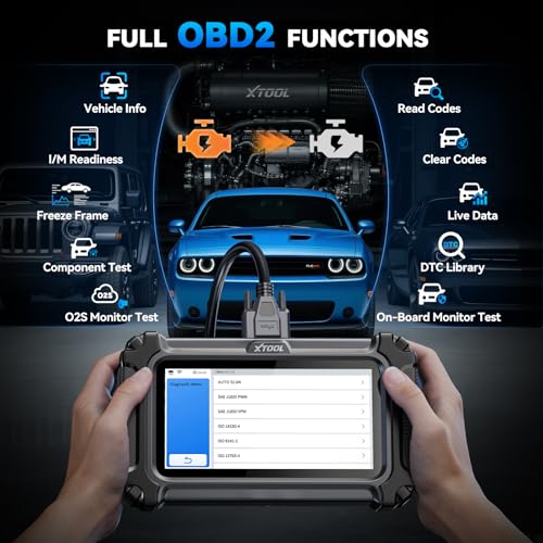 XTOOL IP500 for Toyota OBD2 Scanner, Full Systems Bi-Directional Scan Tool for Toyota/Lexus/Scion with Multi-in-One Live Data Graph, All Reset Services-(Injector Coding/EPB/ABS), Lifetime Free Update