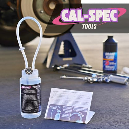 Brake Bleeder Kit - One-Way Check Valve, Magnet Mount, 16oz Catch Bottle, 16” Hose