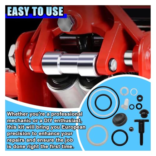 15PCS 3 Ton Floor Jack Seal Repair Kit, Complete Hydraulic Jack Oil Seal & O-Ring Set for Vertical Jacks, Universal Car Repair Tool for SUV, Truck, and Sedan (Vertical)