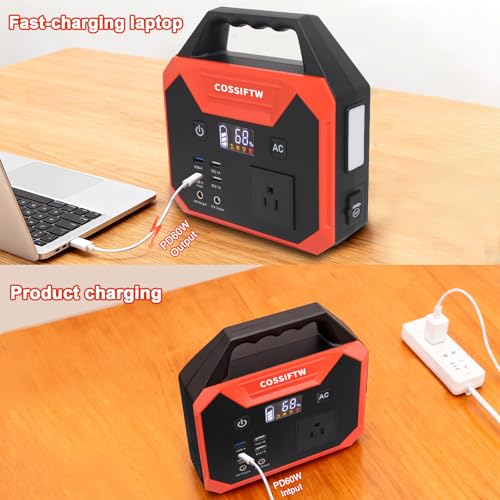 Heavy Duty 12000A Jump Starter for Trucks, Motorhomes All Gasoline and up to 15L Diesel Engines；200W Power Station Built-in AC Inverter for Fan, Laptop, Mobile Phone, Led Lighting for Party,Camping