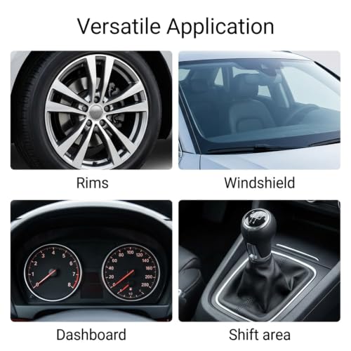 2PCS Tire Dressing Applicator Pad Hex Grip Reusable Car & Truck Tire Shine Applicator No-Drip, Streak-Free Shinig Professional Car Detailing Foam Sponge Brush Tool Works for All Tires Shine & Gels