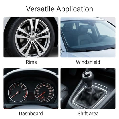 2PCS Tire Dressing Applicator Pad Hex Grip Reusable Car & Truck Tire Shine Applicator No-Drip, Streak-Free Shinig Professional Car Detailing Foam Sponge Brush Tool Works for All Tires Shine & Gels