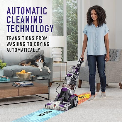 Hoover SmartWash Pet Cleaner with Spot Chaser Wand and Storage Mat | Automatic Cleaning & Dry Technology, Auto Mix, Deep Carpet Shampooer, Use with a Hoover Carpet Cleaner Solution - style: SmartWash Pet with Mat