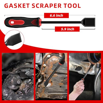11 Pcs Hook and Pick Set Mechanic, Automotive Pick Tool for Car Oil Seal/O-Ring Seal Hoses Puller Remover Gasket Scraper Magnet Pickup Tool