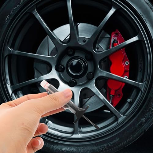 Artibetter Car Tire Tread Depth Gauge Reliable and Versatile Tool Plastic 0-25mm Tire Thread Measuring Gauge for Measuring the Tread Depth of Vehicles