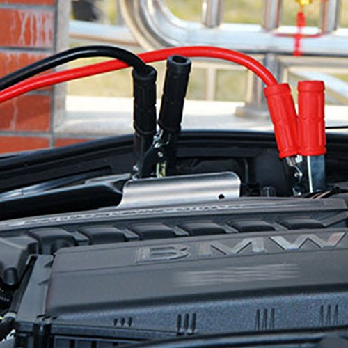 Heavy Duty Jumper Cables Boosters Copper Alligator Clips Replacement Chioce for Trunk & RV,1000A 1300A 1500A,2PCS Red+Black (1300A)