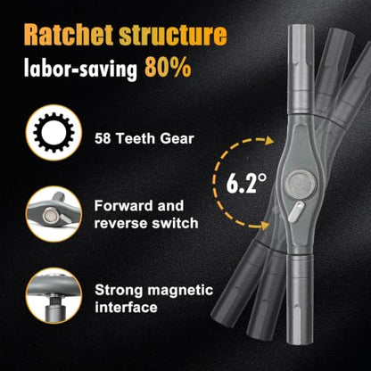 41 in 1 Magnetic Screwdriver Set, Precision Screwdriver Kit with Ergonomic Handle, All-in-One Storage for Home, Electronics Repair, DIY Projects - size: 42PCS