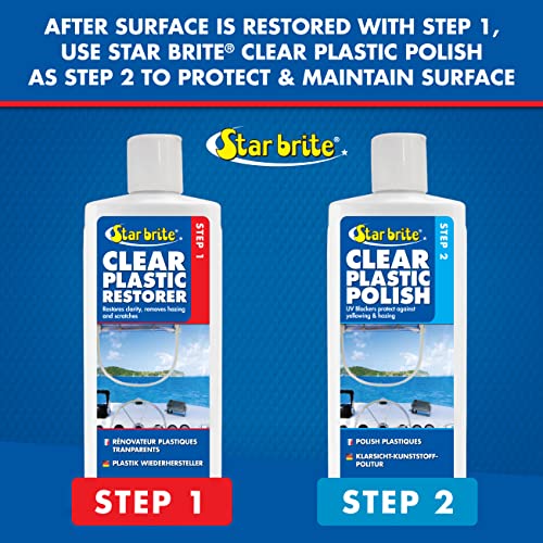 Star Brite Clear Plastic Restorer - style: Step 1 Clear Plastic Restorer