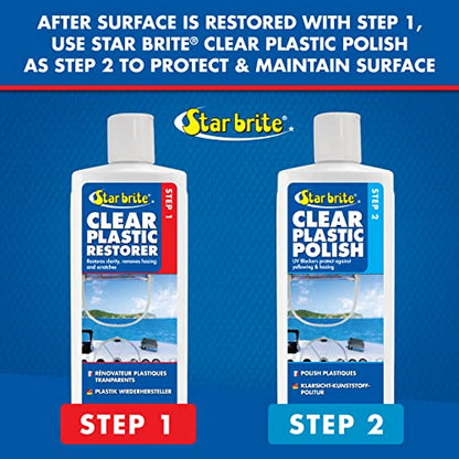 Star Brite Clear Plastic Restorer - style: Step 1 Clear Plastic Restorer
