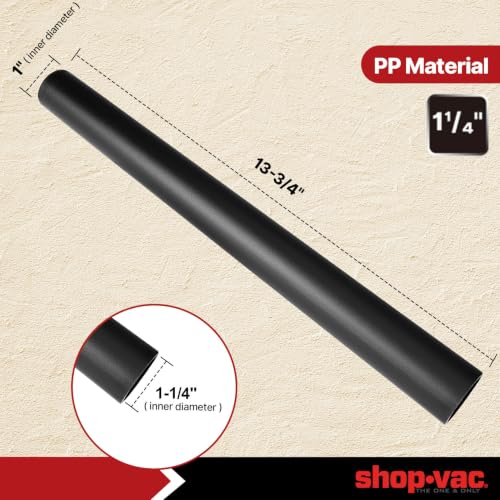 Shop Vac 1-1/4" Crevice Tool with 2 Extension Wands - size: 1-1/4inch
