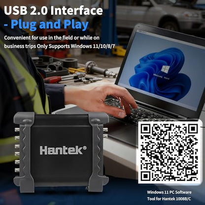 Hantek 1008C PC USB 8CH Automotive Diagnostic Digital Oscilloscope/DAQ/Programmable Generator - style: 1008C