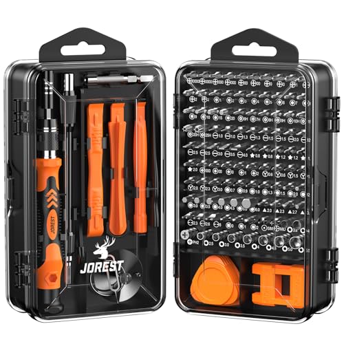 JOREST 117 in 1 Precision Screwdriver Set, Tool Gifts for Men, Mini Repair Tool Kit with Torx Triwing Bits, Repair for Computer, Macbook, Laptop, PC, RC, PS5, iphone, Electronics, XBOX, Glasses