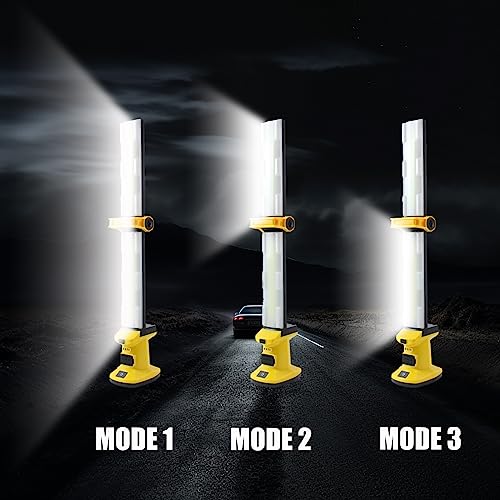 Rechargeable LED Work Light, 1500 Lumens | Magnetic Base, Cordless Battery Powered, Underhood Light, For Car Repairing/Inspection/Garage/Workshop/Emergency