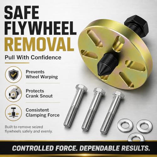 Moker Flywheel Puller for Early Polaris ATV Models,3-Bolt Mounting Pattern | Fits Polaris Trail Blazer 250 330 400 Trail Boss 330 Xpedition 325 425 Xpress Xplorer 300 400 500 Sportsman 400 450 500
