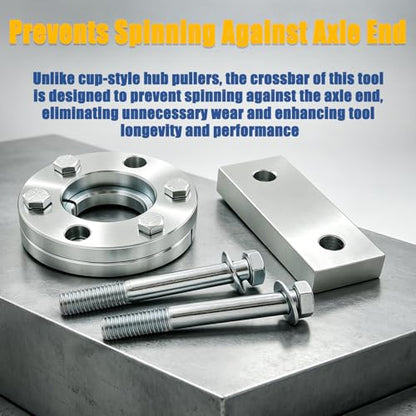 Rear Drum Hub Puller Compatible with 1928-1948 Early Ford Flathead V8 & Model A 28 29 30 32 34 35 36 38 40 47 48
