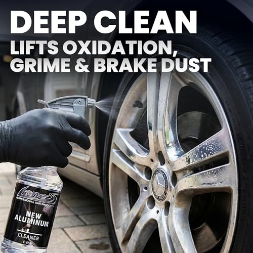 LANE'S New Aluminum Car Wheel Cleaner and Brightener | 32oz (Pack of 2) | Acid Rim Cleaner, Shines & Eliminates Hard Scrubbing | Brake Dust, Oxidation & Rust Remover for Cars, SUVs, Trucks, and More - size: 32 Fl Oz (Pack of 2)