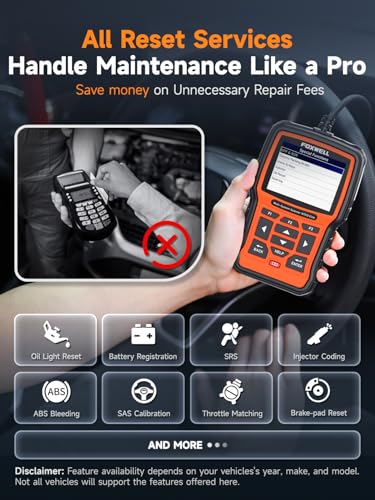 FOXWELL NT510 Elite OBD2 Scanner fit for Porsche Diagnostic Tool, Full System Bi-Directional Control Code Reader with All Reset Services, Oil Reset Scan Tool for Porsche, Battery Registration Tool