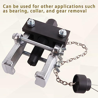 Heavy Duty Adjustable Pitman Arm Puller, 2-Jaw Steering Arm Removal Tool for Pitman Arms, Bearings & Gears, Fits Cars & 3/4 Ton Trucks, Compatible with Ram, Ford & Chevy, Replace OEM 27170