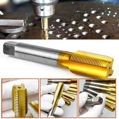 2Pcs 3-48 UNC Thread Tap, 3-48 UNC M2 HSS Right Hand Thread Milling Tap - size: 3-48UNC - 2Pcs