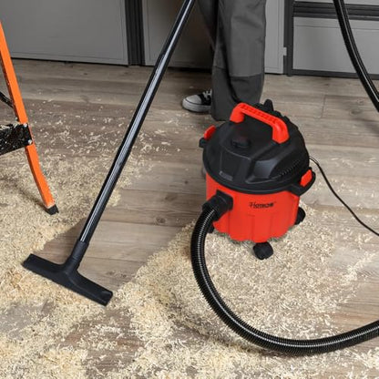 Hoteche 2.6 Gallon Portable Shop Wet Dry Vacuum, 800W Compact Utility Vacuum Cleaner with Blower Function, 16KPa Powerful Suction, 12V Car & 110V Home Dual Power, Small Shop Vac - size: 2.6Gal