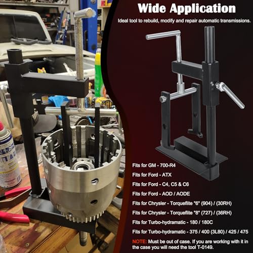 Bonbo T-0158 Universal Multifunctional Automatic Clutch Drum Spring Compressor Transmission Tool Heavy Duty Steel Alt T-0158-HD, Perfectly Compatible with Ford Chrysler GM - size: T-0158