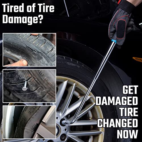 DURATECH Telescoping Lug Wrench | 17/19mm and 21/23mm Sockets, Wheel Wrench, Organizer Pouch Included