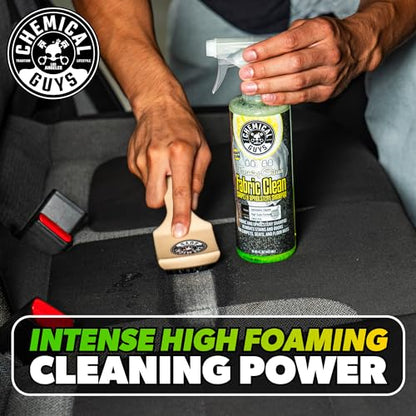 Chemical Guys, Citrus Fabric & Carpet Cleaner, Ready-to-Use Spray, 16 oz | Ready-to-use foaming spray lifts stains and odors from car seats, carpet and floor mats, safe on most fabrics - size: 16 oz