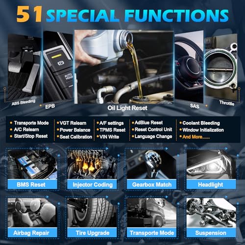 XTOOL IP919 AI-Assisted Diagnostic Scanner for Car, 2026 Topology Mapping Bidirectional Scan Tool, ECU Coding,8-Core Processor, 10*Faster, 51+ Resets, All System OBD2 Scanner, 3-Y Free Update