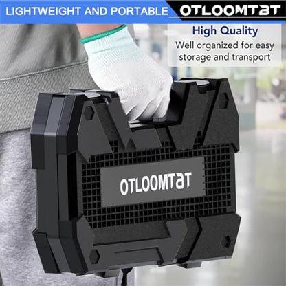 OTLOOMTBT 16PCS 1/2" Drive Impact Socket Set | Easy-to-Read Size Markings - style: 16PCS 1/2" Drive Impact Socket Set (Metric)