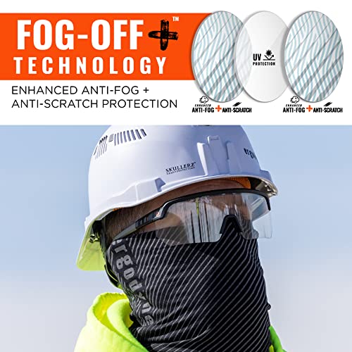 Ergodyne Unisex Skullerz Aegir Anti-scratch & Enhanced Anti-fog Safety Glasses - color: In/Outdoor Lens