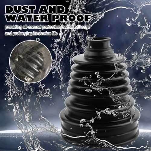 2PCS CV Boot Repair Kit with Expander Tool and Clamps,Silicone CV Axle Boot Repair Kit for 2.41" 2.81" 3.43" Calibers, Tie Rod Boots for Joint Dustproof and Waterproof - color: 2PCS+Expander Tool