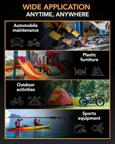 Cordless Plastic Welder, USB Rechargeable Hot Staple Welding Kit with 900Pcs Staples, Built-in LED Light & Storage Bag, Portable Plastic Repair Tool for Car Bumper, Toys, DIY Projects
